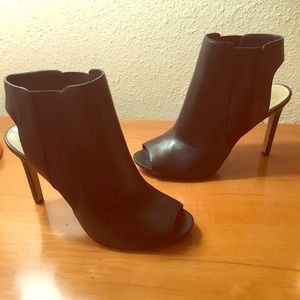 Vince Camuto Open Toe Booties